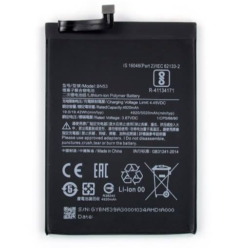 BATTERIE REDMI NOTE 9 PRO (BN53)
